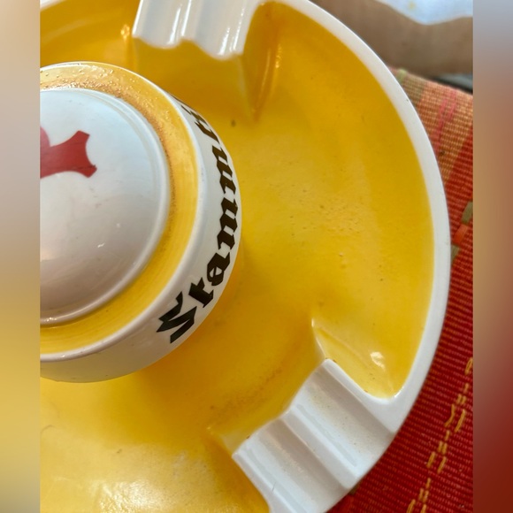 VTG German Brew Pub Cigar Ashtray Porcelain - Picture 6 of 10